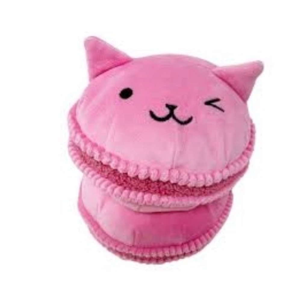 Pillowfort Pink Cat Macaron Weighted Plush 9.5" Discontinued Kawaii Target Toy